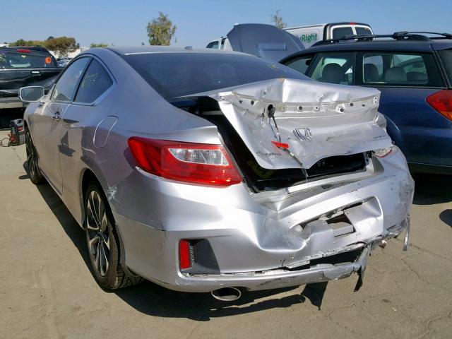 1HGCT2B8XEA007107 - 2014 HONDA ACCORD EXL SILVER photo 3