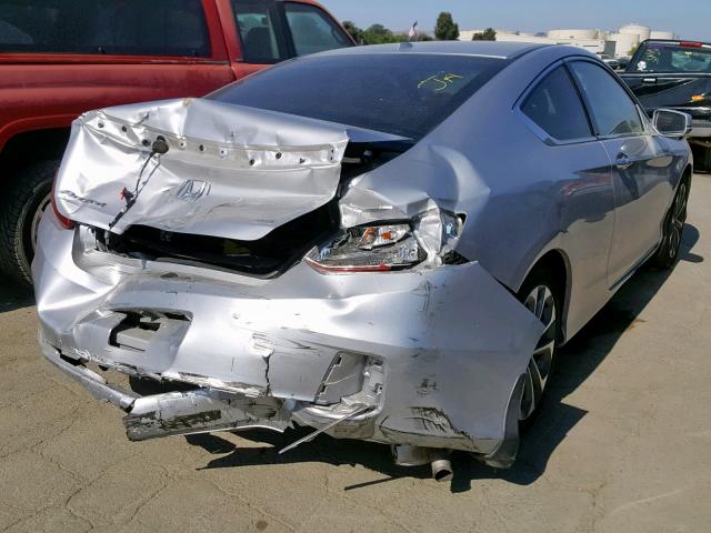 1HGCT2B8XEA007107 - 2014 HONDA ACCORD EXL SILVER photo 4