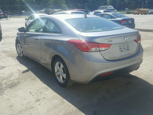 KMHDH6AE1DU012546 - 2013 HYUNDAI ELANTRA CO GRAY photo 3