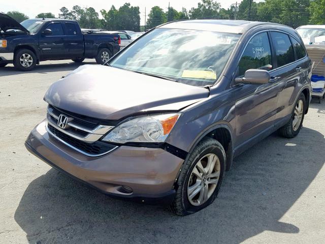 5J6RE3H76BL008823 - 2011 HONDA CR-V EXL CHARCOAL photo 2