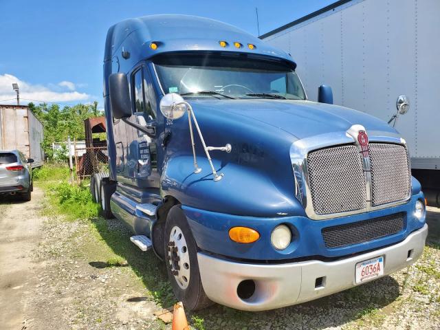 1XKTD49XX9J253105 - 2009 KENWORTH CONSTRUCTI BLUE photo 1