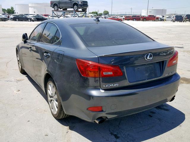 JTHCK262485020390 - 2008 LEXUS IS 250 GRAY photo 3