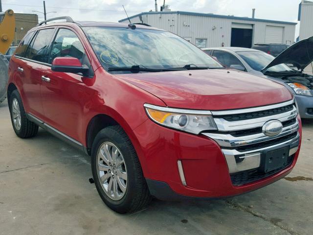 2FMDK3JC8BBB31924 - 2011 FORD EDGE SEL RED photo 1