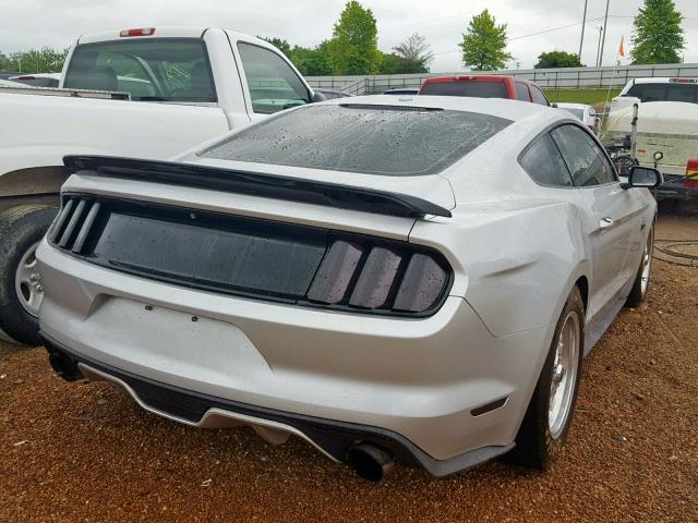 1FA6P8CF9F5347879 - 2015 FORD MUSTANG GT SILVER photo 4