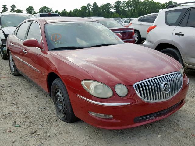 2G4WC582181250413 - 2008 BUICK LACROSSE C BURGUNDY photo 1