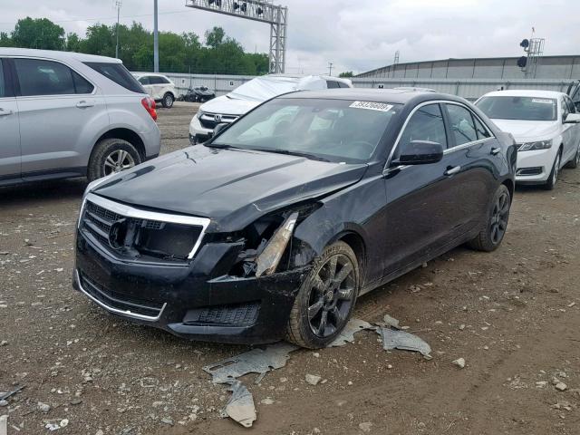 1G6AG5RX8E0163471 - 2014 CADILLAC ATS BLACK photo 2