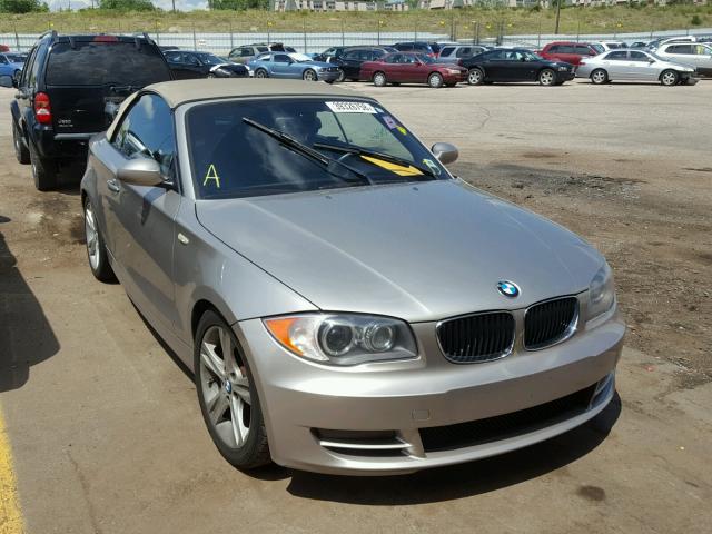 WBAUL73579VJ76999 - 2009 BMW 128 I GRAY photo 1