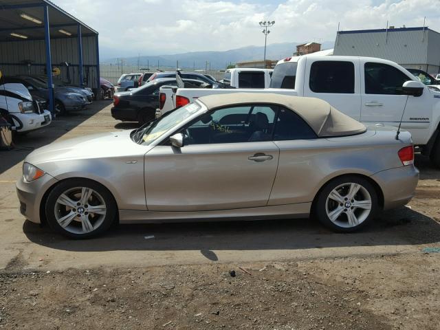 WBAUL73579VJ76999 - 2009 BMW 128 I GRAY photo 9