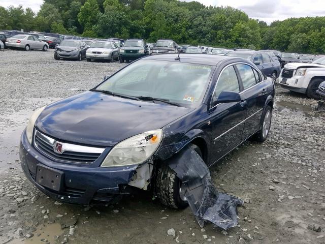 1G8ZS57N07F256852 - 2007 SATURN AURA XE BLUE photo 2