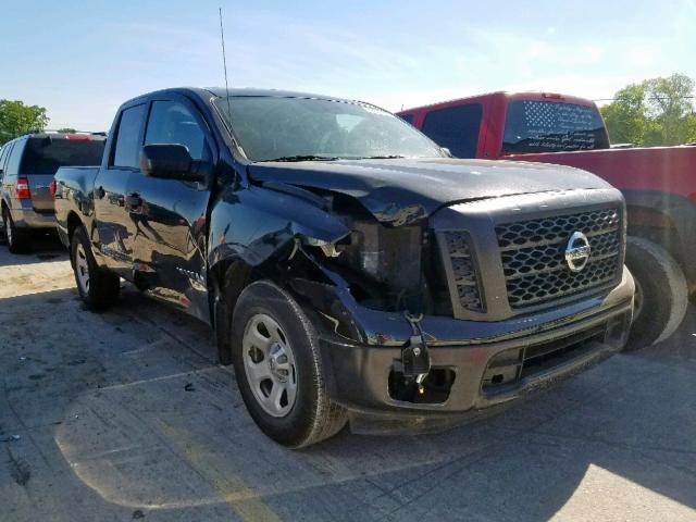 1N6AA1EK4HN560939 - 2017 NISSAN TITAN S BLACK photo 1