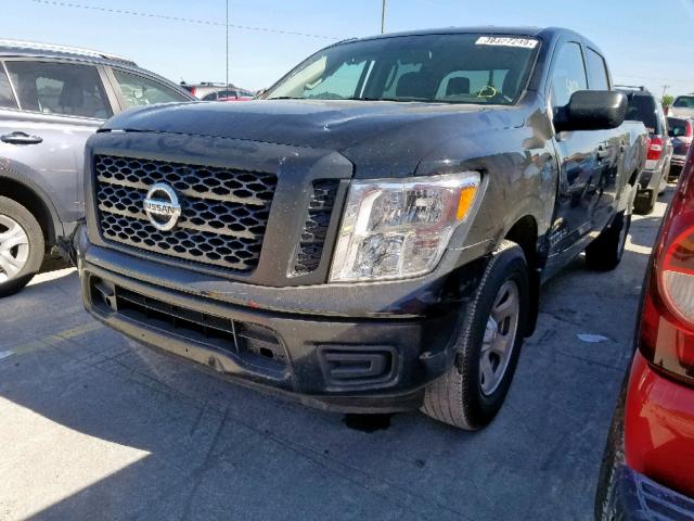 1N6AA1EK4HN560939 - 2017 NISSAN TITAN S BLACK photo 2