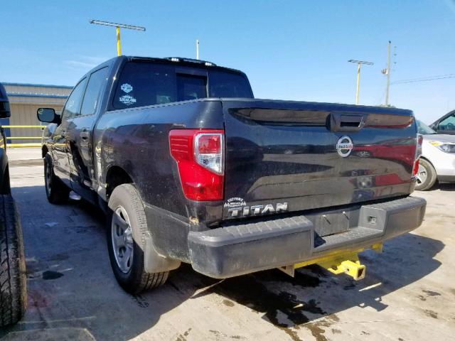 1N6AA1EK4HN560939 - 2017 NISSAN TITAN S BLACK photo 3