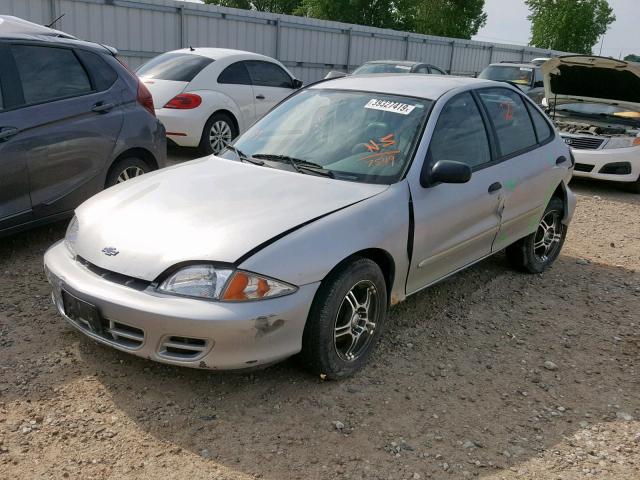 1G1JC524417417549 - 2001 CHEVROLET CAVALIER B SILVER photo 2