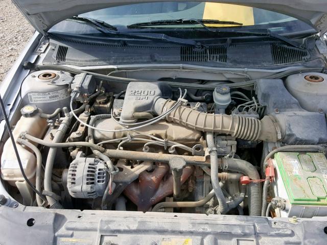 1G1JC524417417549 - 2001 CHEVROLET CAVALIER B SILVER photo 7