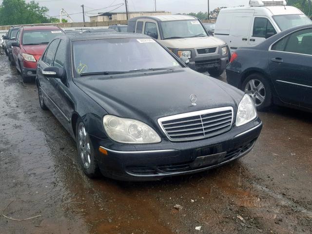 WDBNG84J04A396335 - 2004 MERCEDES-BENZ S 500 4MAT BLACK photo 1