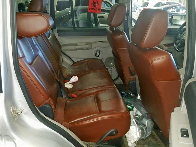 1J8HG582X6C245728 - 2006 JEEP COMMANDER 银色 照片 6