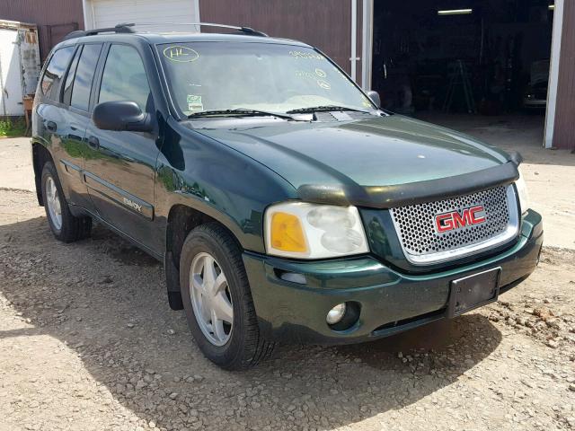 1GKDT13S022477681 - 2002 GMC ENVOY GREEN photo 1