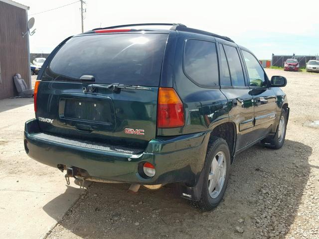 1GKDT13S022477681 - 2002 GMC ENVOY GREEN photo 4