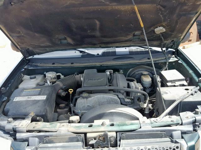 1GKDT13S022477681 - 2002 GMC ENVOY GREEN photo 7