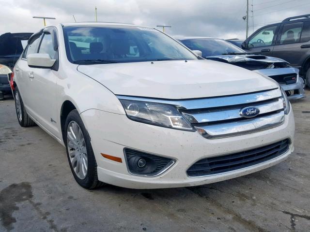 3FADP0L32CR254483 - 2012 FORD FUSION HYB WHITE photo 1