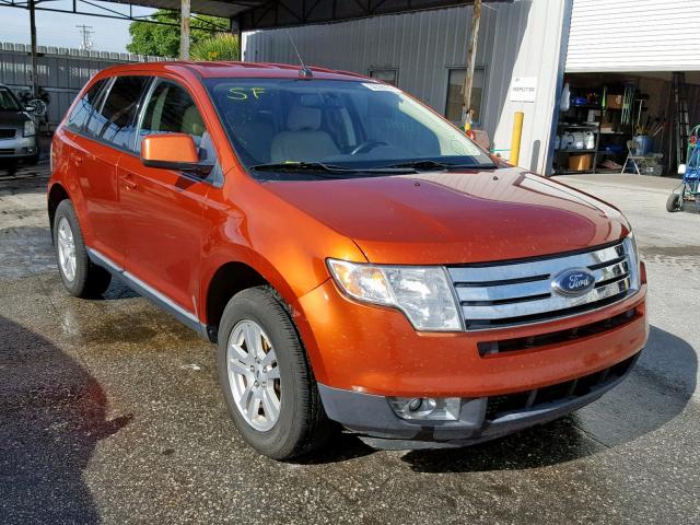 2FMDK38C88BA77510 - 2008 FORD EDGE SEL ORANGE photo 1