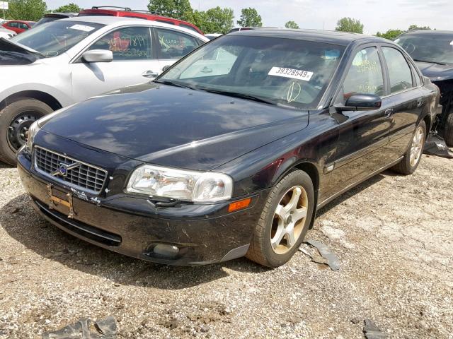 YV1TH592X51407679 - 2005 VOLVO S80 BLACK photo 2