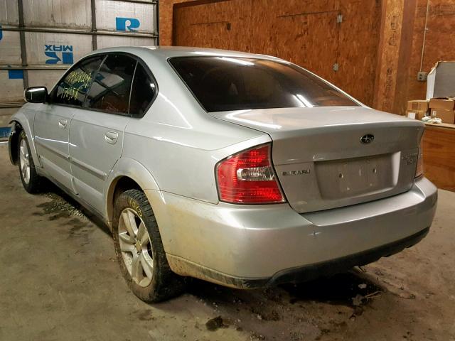 4S4BL84C854219755 - 2005 SUBARU LEGACY OUT SILVER photo 3