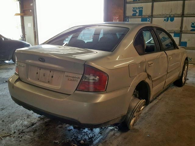 4S4BL84C854219755 - 2005 SUBARU LEGACY OUT SILVER photo 4