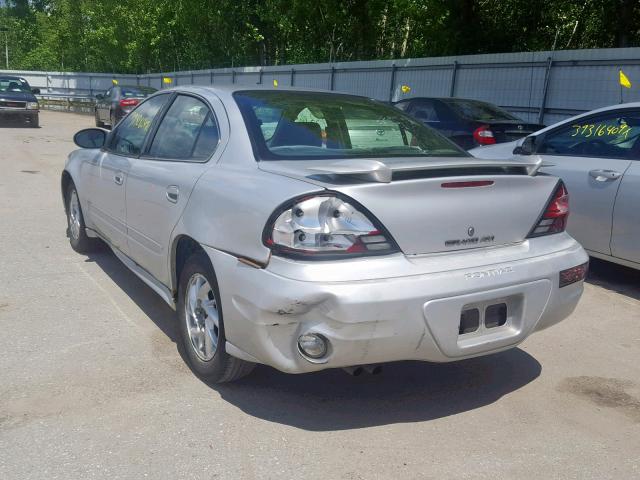 1G2NF52E14M643311 - 2004 PONTIAC GRAND AM S SILVER photo 3