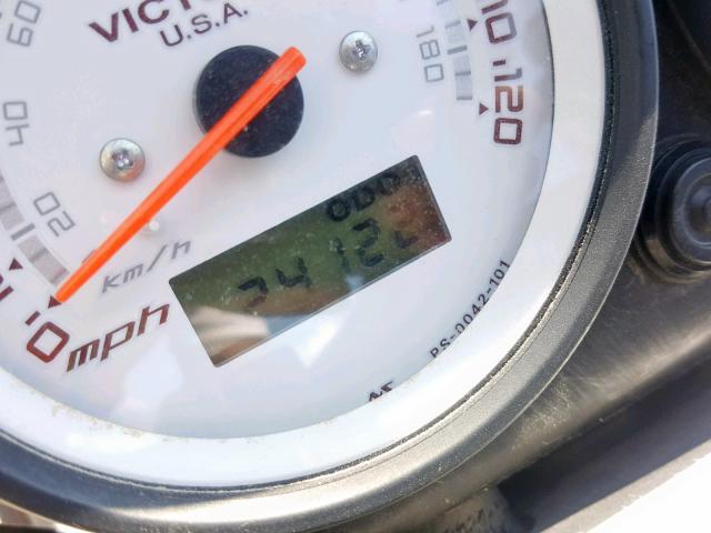 5VPHS26L883001130 - 2008 VICTORY MOTORCYCLES HAMMER S Czarny zdjęcie 8