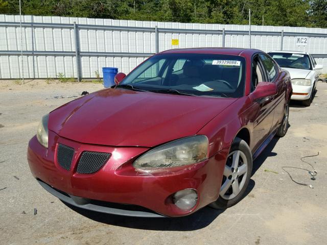 2G2WP522351184044 - 2005 PONTIAC GRAND PRIX RED photo 2
