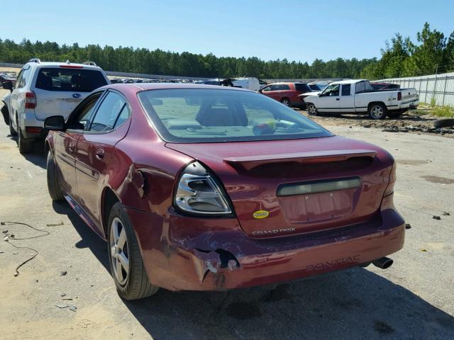 2G2WP522351184044 - 2005 PONTIAC GRAND PRIX RED photo 3