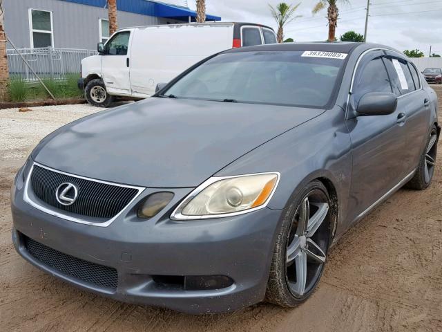 JTHBH96SX65040790 - 2006 LEXUS GS 300 GRAY photo 2