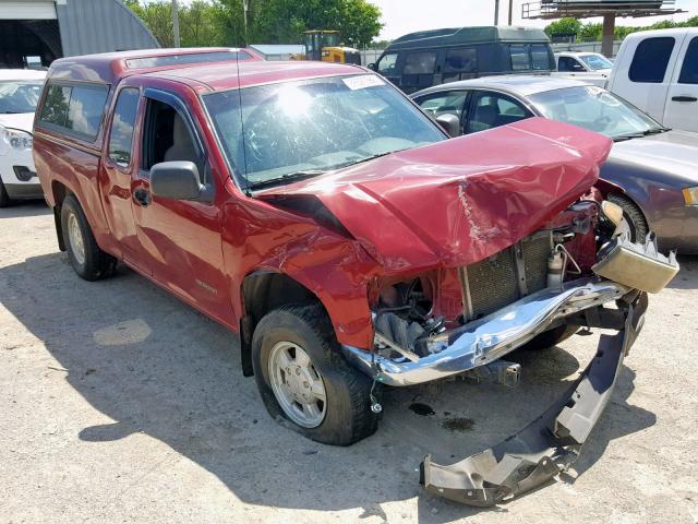 1GCCS196748145323 - 2004 CHEVROLET COLORADO RED photo 1