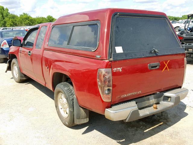 1GCCS196748145323 - 2004 CHEVROLET COLORADO RED photo 3