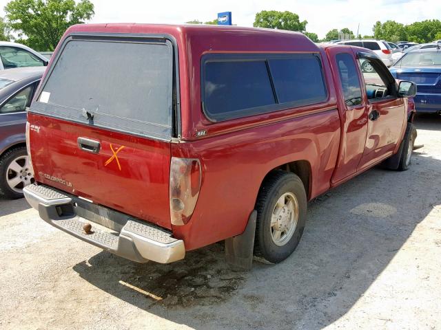 1GCCS196748145323 - 2004 CHEVROLET COLORADO RED photo 4