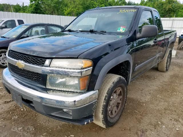 1GCDT199X88144927 - 2008 CHEVROLET COLORADO BLACK photo 2