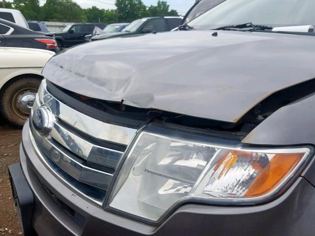 2FMDK3KC0ABB44101 - 2010 FORD EDGE LIMIT GRAY photo 9