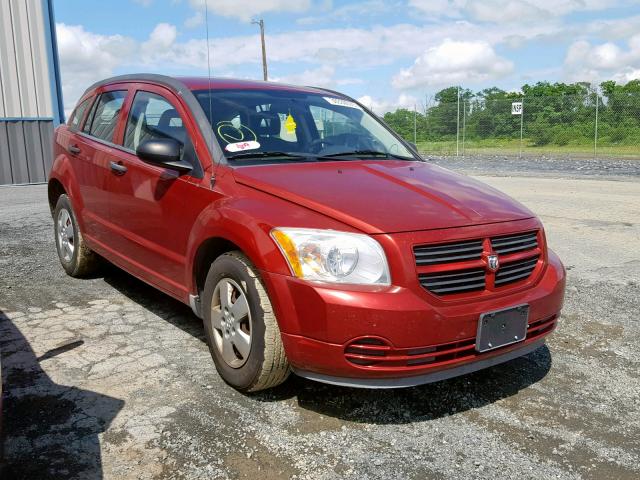 1B3HB28A69D108104 - 2009 DODGE CALIBER SE RED photo 1