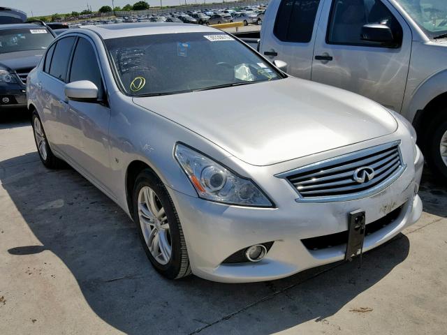 JN1CV6AP4FM580547 - 2015 INFINITI Q40 SILVER photo 1