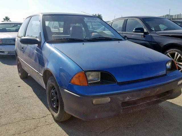 2C1MR2469P6765126 - 1993 GEO METRO BLUE photo 1