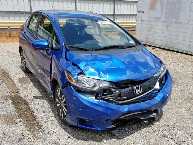 JHMGK5H75GX015990 - 2016 HONDA FIT EX BLUE photo 1