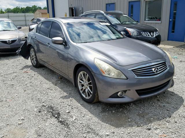 JN1CV6AP0AM403700 - 2010 INFINITI G37 BASE GRAY photo 1