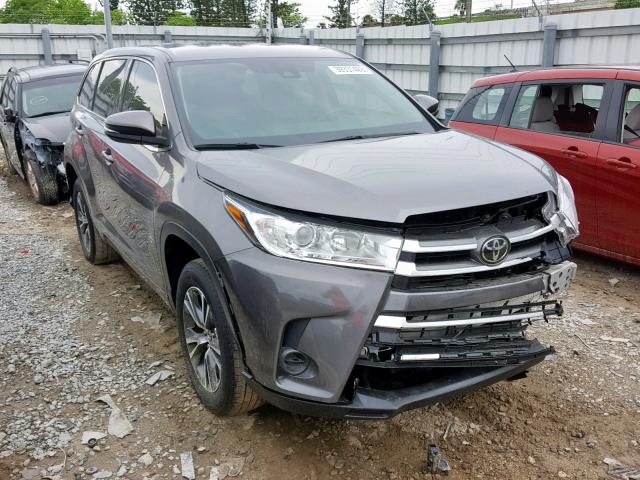 5TDZARFH6HS024561 - 2017 TOYOTA HIGHLANDER GRAY photo 1