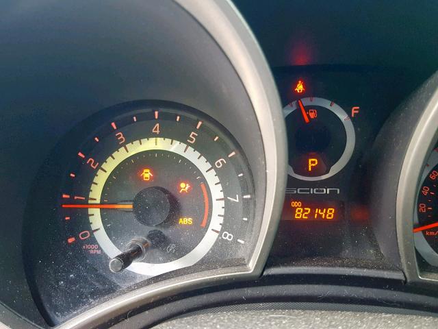 JTKJF5C72B3011925 - 2011 TOYOTA SCION TC შავი ფოტო 8