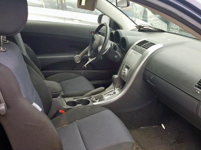 JTKDE167X80227729 - 2008 TOYOTA SCION TC BLUE photo 5