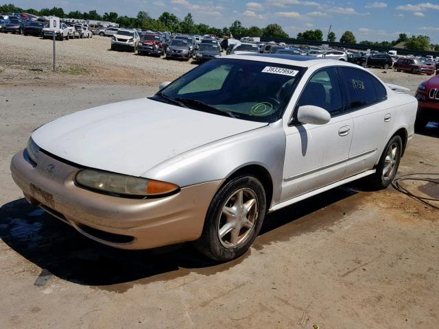 1G3NL52E71C188468 - 2001 OLDSMOBILE ALERO GL WHITE photo 2