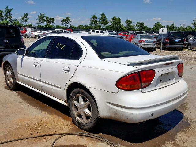 1G3NL52E71C188468 - 2001 OLDSMOBILE ALERO GL WHITE photo 3