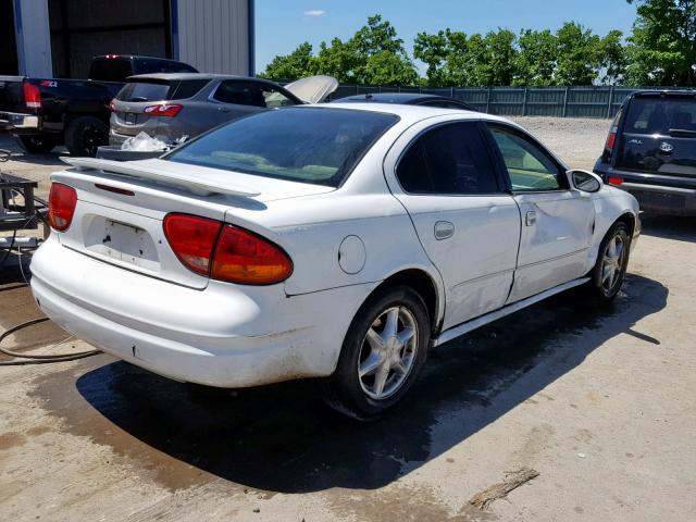 1G3NL52E71C188468 - 2001 OLDSMOBILE ALERO GL WHITE photo 4