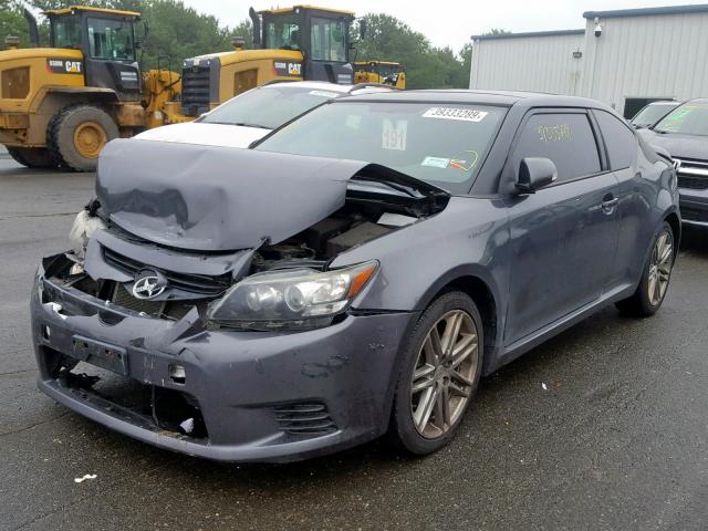 JTKJF5C74B3013420 - 2011 TOYOTA SCION TC GRAY photo 2